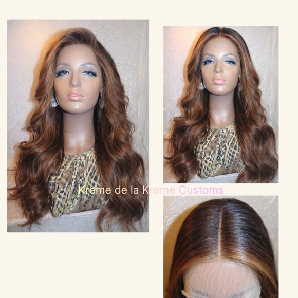 Dejavu Other - ✨1b/30 Money Piece Ombre 20 inch Human Hair Lace Wig 13x6 Versatile Look✨